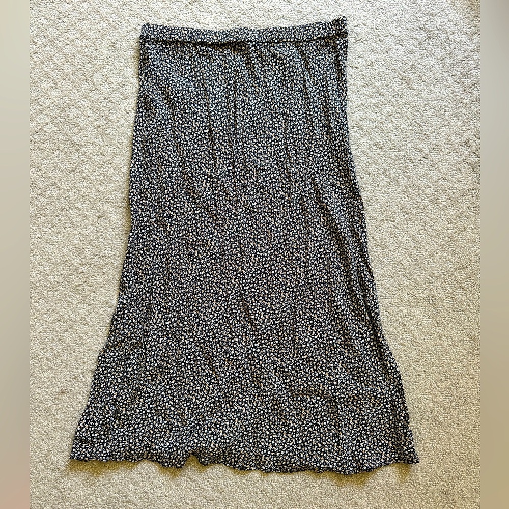 Gap Midi Skirt Medium Ditsy Floral